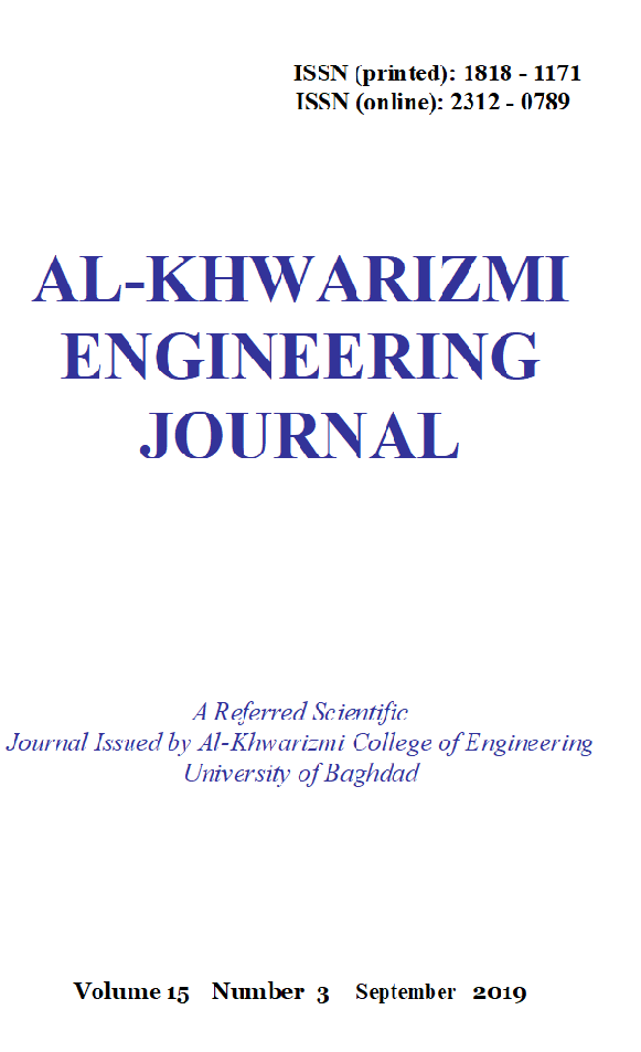 					View Vol. 15 No. 3 (2019): Al-Khwarizmi Engineering Journal
				