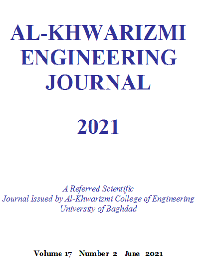 					View Vol. 17 No. 2 (2021): Al-Khwarizmi Engineering Journal
				