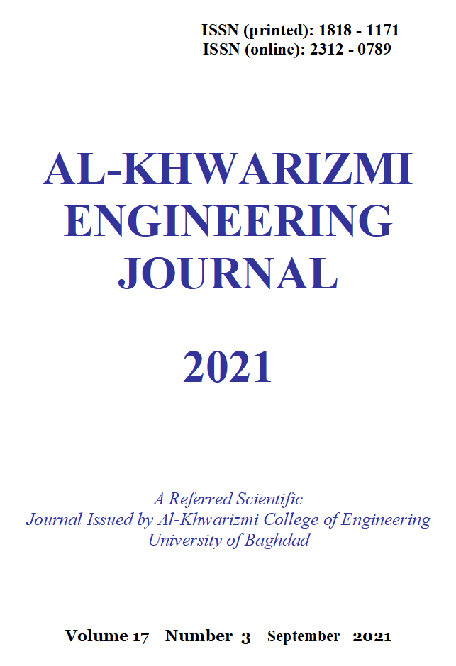 					View Vol. 17 No. 3 (2021): Al-Khwarizmi Engineering Journal
				
